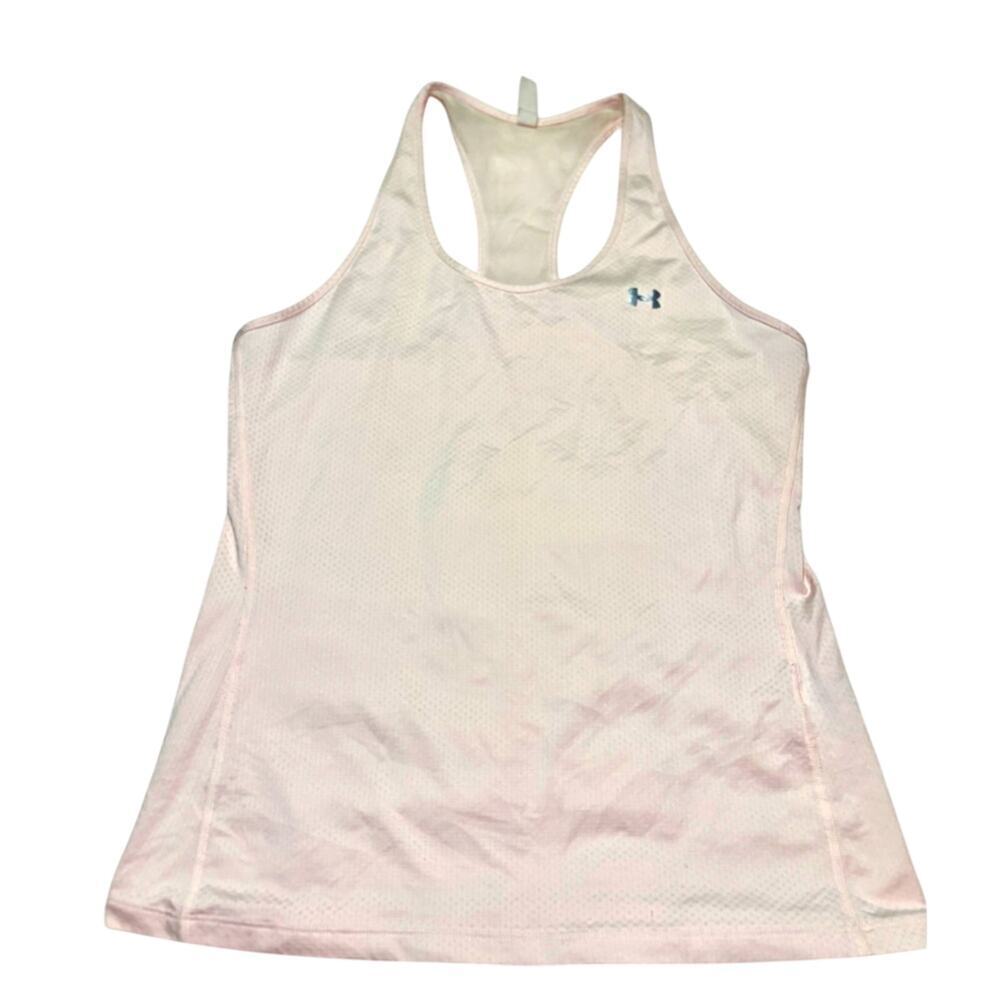 Under Armour Women’s Medium Light Pink Racer Back Exercise Tank Top